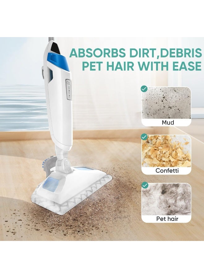 LBLVBNEWD 4 Pack 1940 Steam Mop Pads for Bissell PowerFresh Steam Mop 1806 1544 1440 2075A 2685A Series, Model 19402 19404 19408 1940a 1940q 1940t B0006 B0017 Replacement Parts, Microfiber Washable, Reusable - Image 5